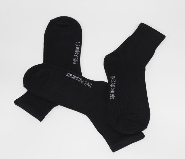 School Socks Black