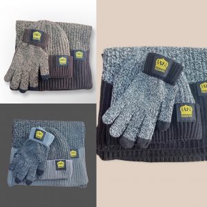 Adult Beanie and Scarf and Gloves
